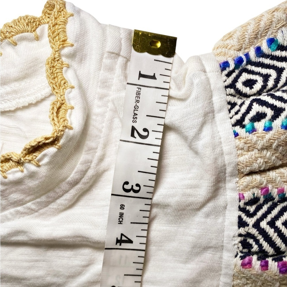THML Boho Embroidered White Blouse - Picture 12 of 13